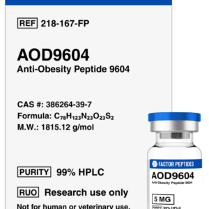 Fat Burn Peptides - AOD9604 5mg - Laboratory-Created Peptide