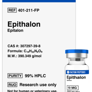 Epithalon 10 mg - Anti Aging Peptides - Factor Peptides