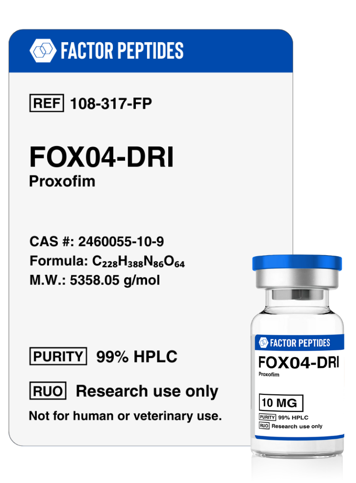 FOXO4-DRI 10 mg - Anti Aging Peptides - Retro-Inverso Peptides