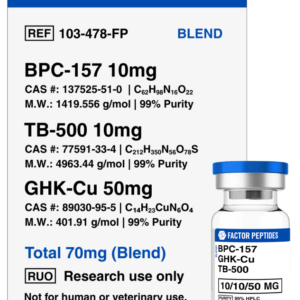 Glow Blend 70 mg - BPC 157 Peptide - TB-500 - GHK-Cu - Peptide