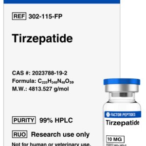 Tirzepatide Peptide - Tirzepatide 10 mg - Factor Peptides