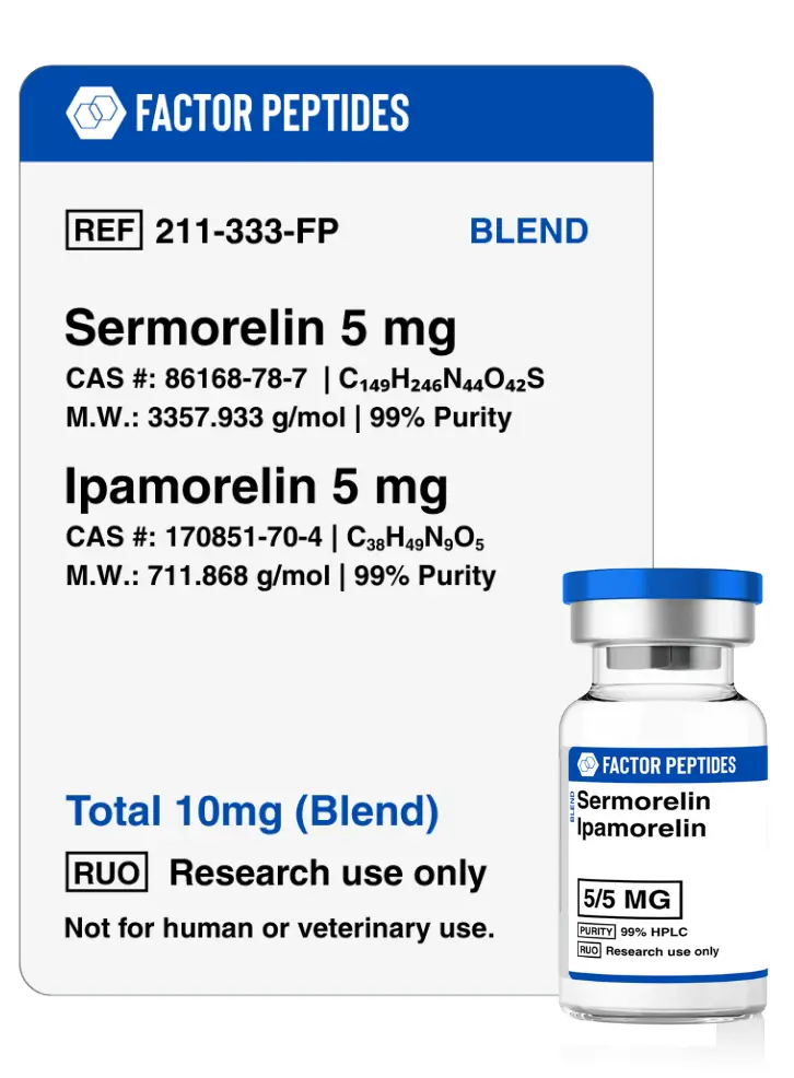 Sermorelin + Ipamorelin Blend - Anti Aging Peptides